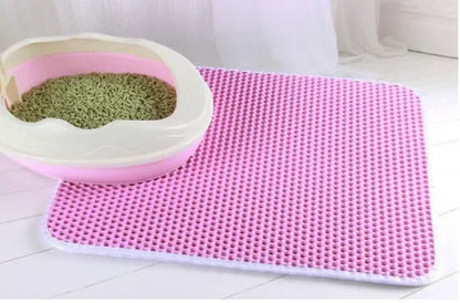 Dubbellaags Kattenbakmat | Antislip & Waterdicht Ontwerp voor Schone Ruimtes