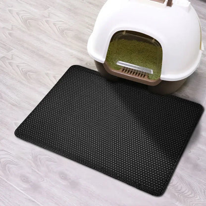 Dubbellaags Kattenbakmat | Antislip & Waterdicht Ontwerp voor Schone Ruimtes